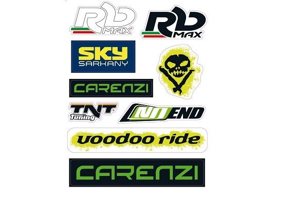 Carenzi Racing matrica szett (210x300mm)