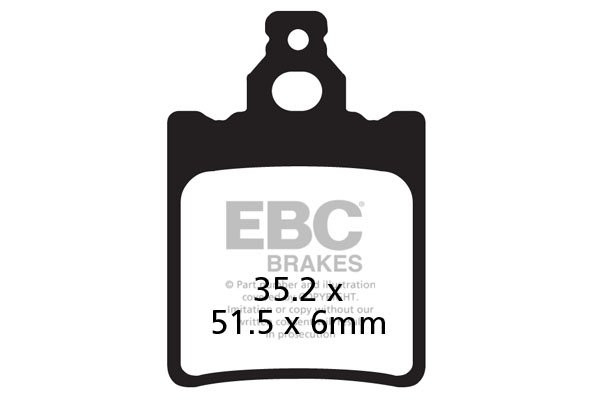 EBC Blackstuff Kevlar-Aramid fékbetét (FD048)