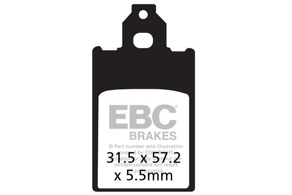 EBC Blackstuff Kevlar-Aramid fékbetét (FD094)