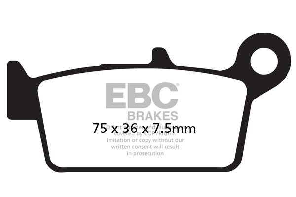 EBC Blackstuff Kevlar-Aramid fékbetét (FD144)