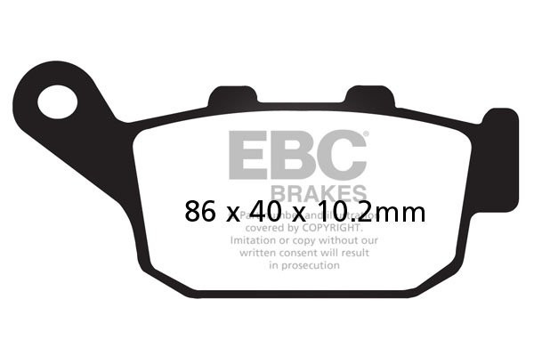 EBC Blackstuff Kevlar-Aramid fékbetét (FD103)