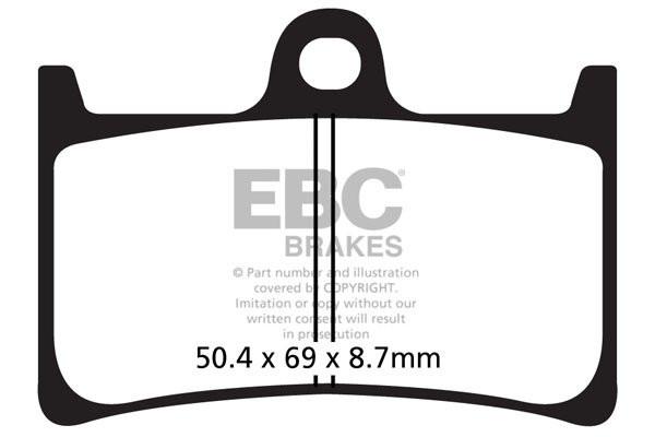 EBC Blackstuff Kevlar-Aramid fékbetét (FD187)