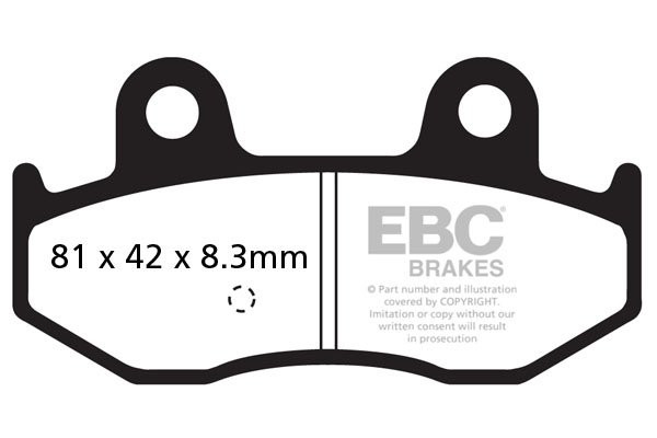 EBC Carbon fékbetét (FD400 / FD284)