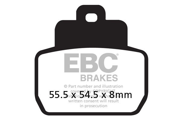 EBC Carbon fékbetét (FD343)