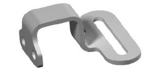 MINIKART ROTAX LEFT SILENCER HOLDER