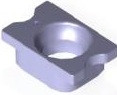 CCS BUSH 1 DEGREE 10MM WHITE GALVANIZED