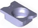 CCS BUSH 2 DEGREES 10MM WHITE GALVANIZED