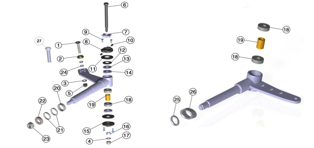 (6) CCS SCREW SPINDLE Ø10 BLACK