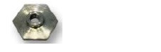 M6 THREADED INSERT HEX BASE 22MM