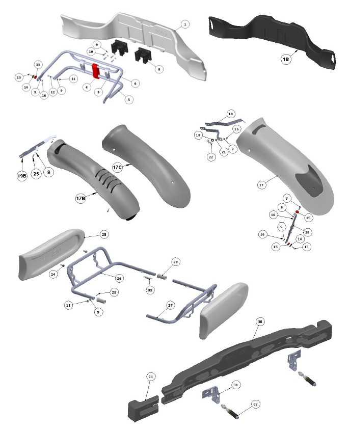 (10) SCREW CYLINDRICAL HEAD M6x20MM