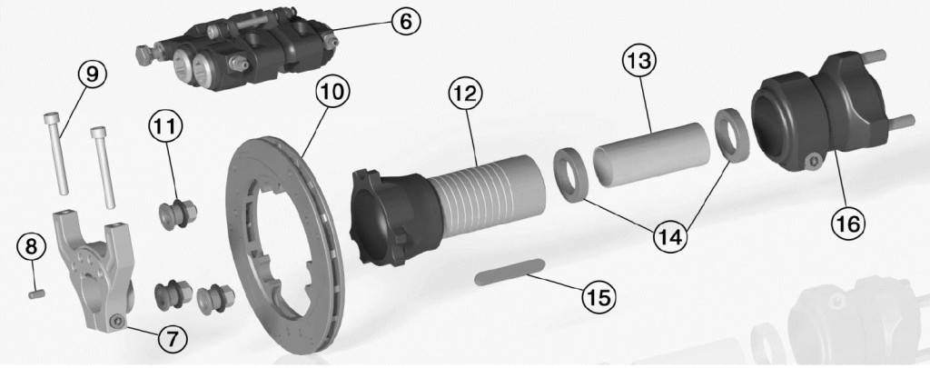 (9) SCREW CYLINDRICAL HEAD M6x40MM