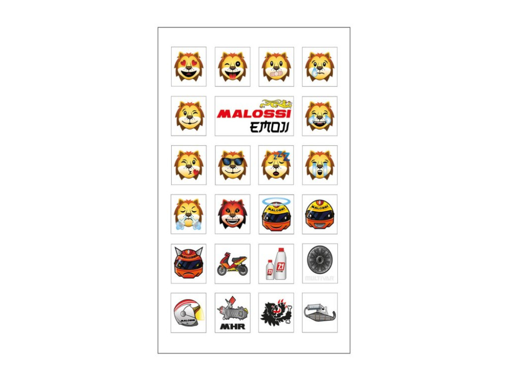 Malossi EMOJI matrica szett (11x16,6cm)