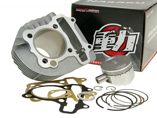 Naraku Performance 150ccm-es alumínium hengerszett (57,4mm - GY6 152 / 157 QMI)