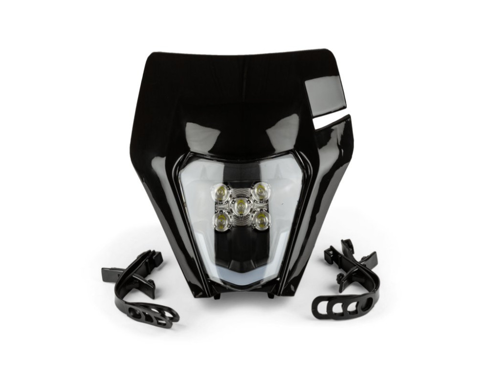 Racing Force LED Enduro fejidom (Univerzális - fekete)