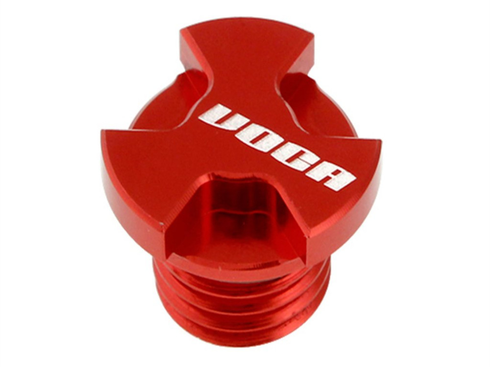 Voca Racing CNC Style olajkupak csavar (Minarelli AM) (Piros)