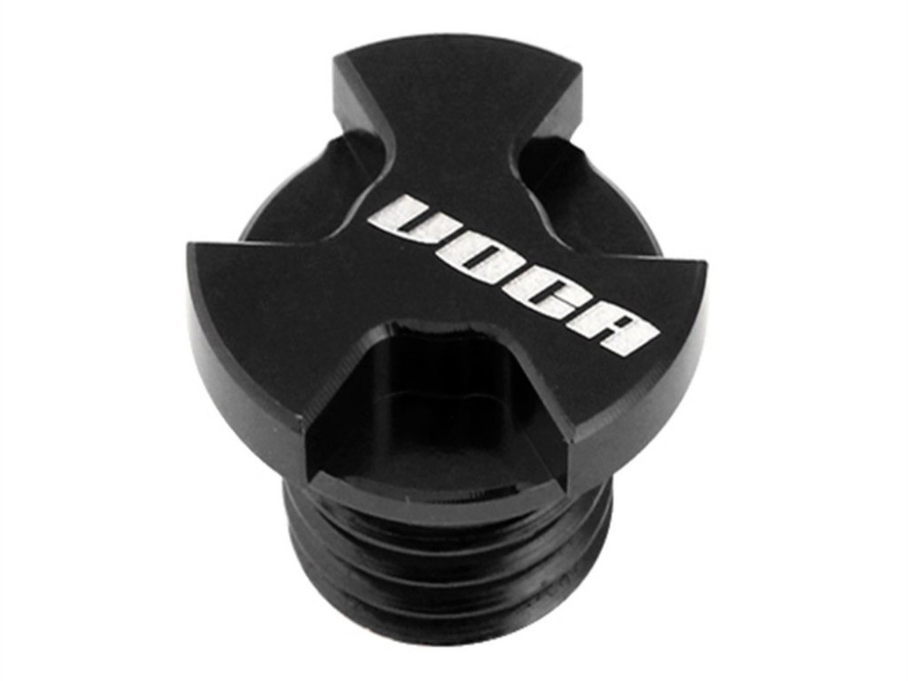 Voca Racing CNC olaj betöltõ csavar (Derbi EBE / EBS - Piaggio D50B0 - fekete)