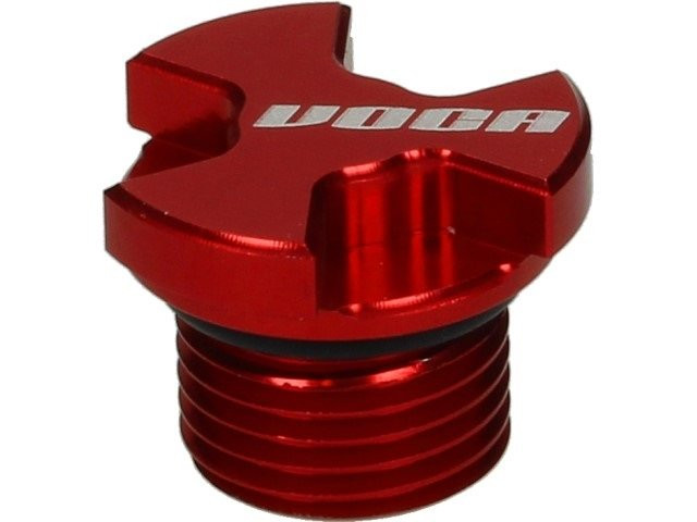 Voca Racing CNC olaj betöltõ csavar (Derbi EBE / EBS - Piaggio D50B0 - piros)