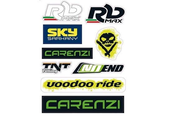 Carenzi Racing matrica szett (210x300mm)
