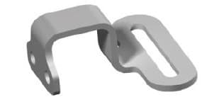 MINIKART ROTAX LEFT SILENCER HOLDER