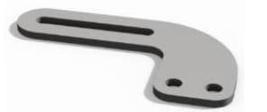 MINIKART ROTAX RIGHT SILENCER HOLDER