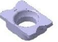 CCS BUSH 0,5 DEGREE 10MM WHITE GALVANIZED