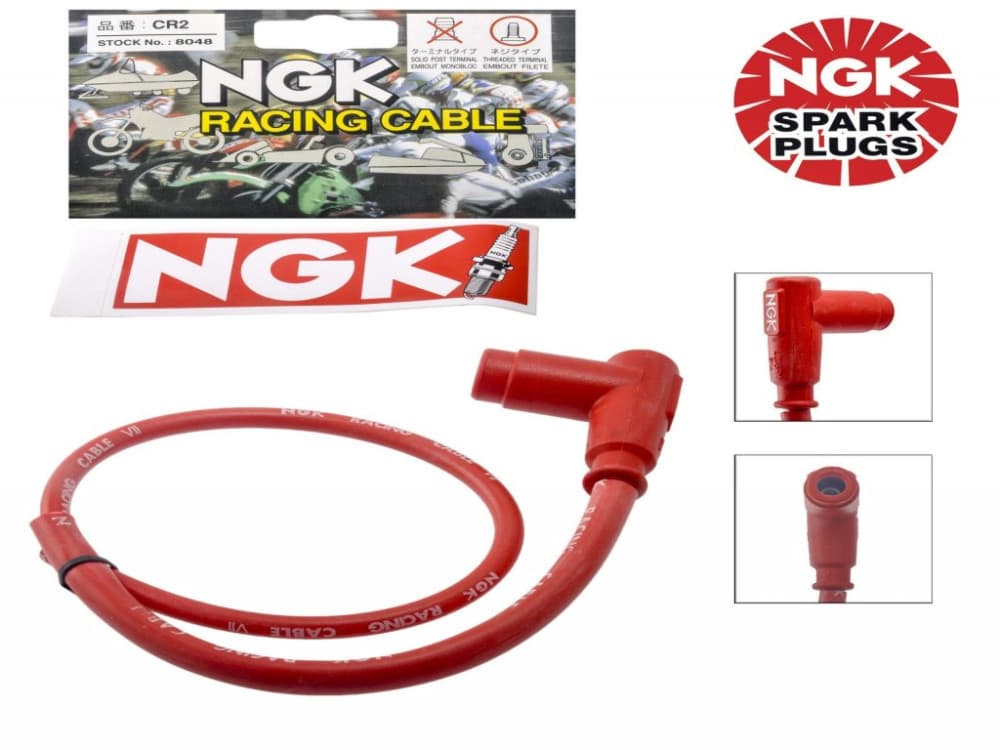 NGK Racing CR2 szilikonos gyertyapipa szett