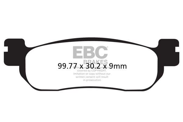 EBC Blackstuff Kevlar-Aramid fékbetét (FD214)