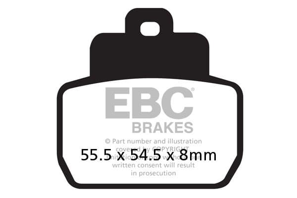 EBC Blackstuff Kevlar-Aramid fékbetét (FD343)