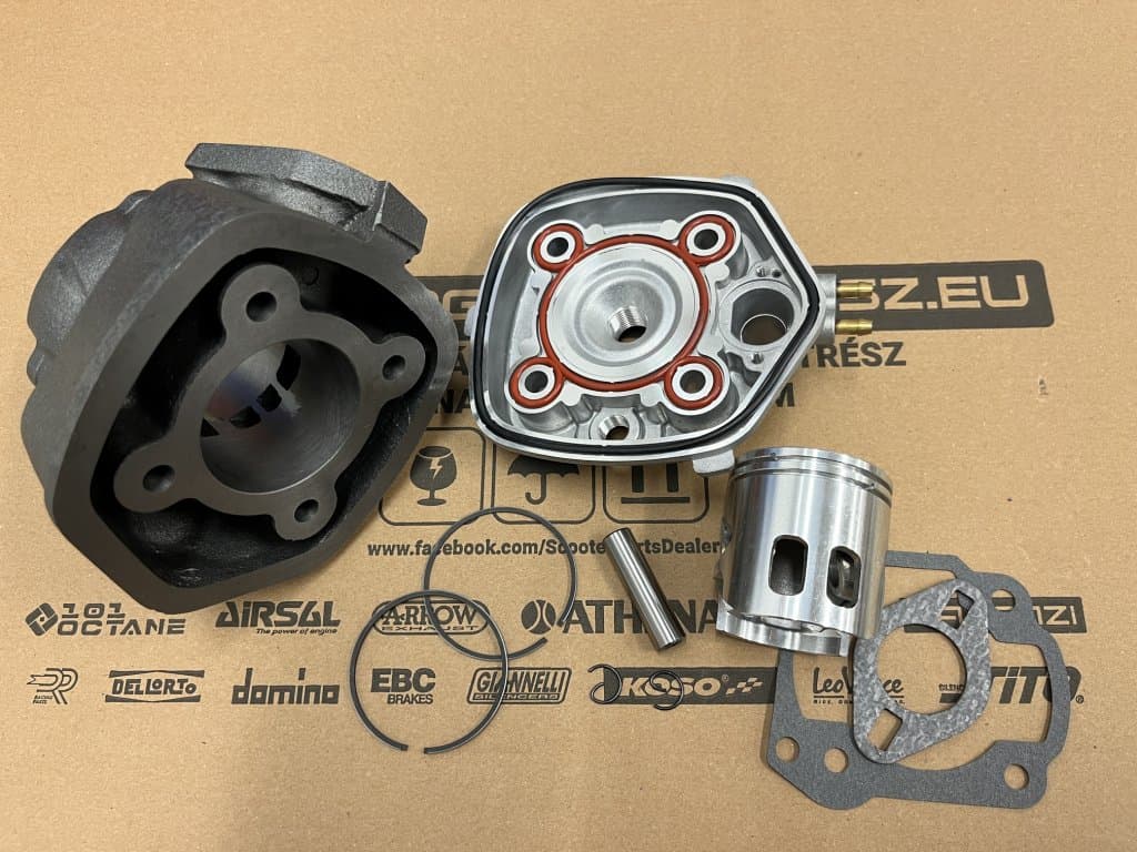 Racing Force 70ccm-es öntöttvas komplett hengerszett (Fekvőhengeres Minarelli LC)