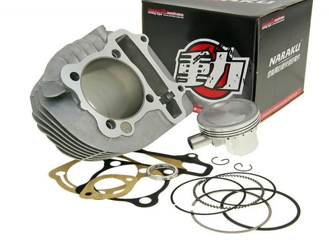 Naraku Performance 180ccm-es alumínium hengerszett (63mm - GY6 152 / 157 QMI - forgácsolt dugattyú)