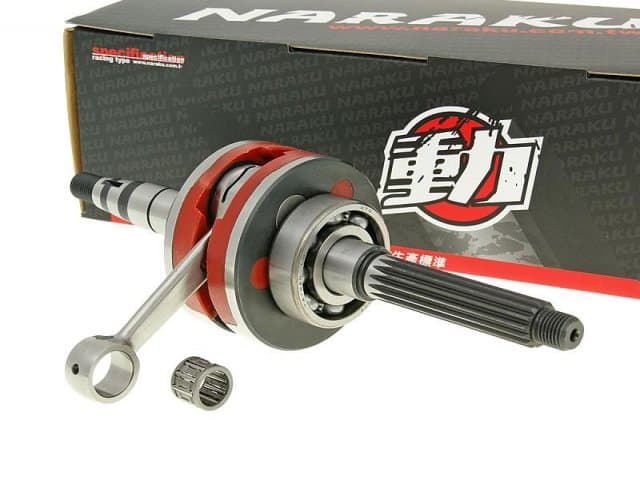 Naraku Performance Racing fõtengely + csapágy (CPI / Keeway - 12/16mm)