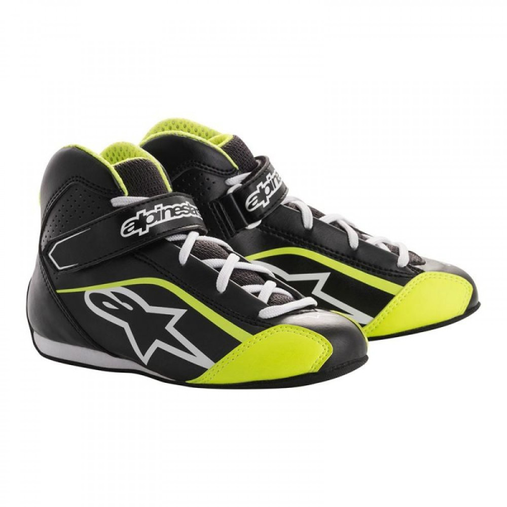 BLACK FLUO YELLOW TECH0 KS YOUTH SHOE ALPINESTARS 32-es