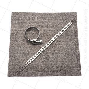 ISOLATING MAT STEEL WITH TIE WRAP
