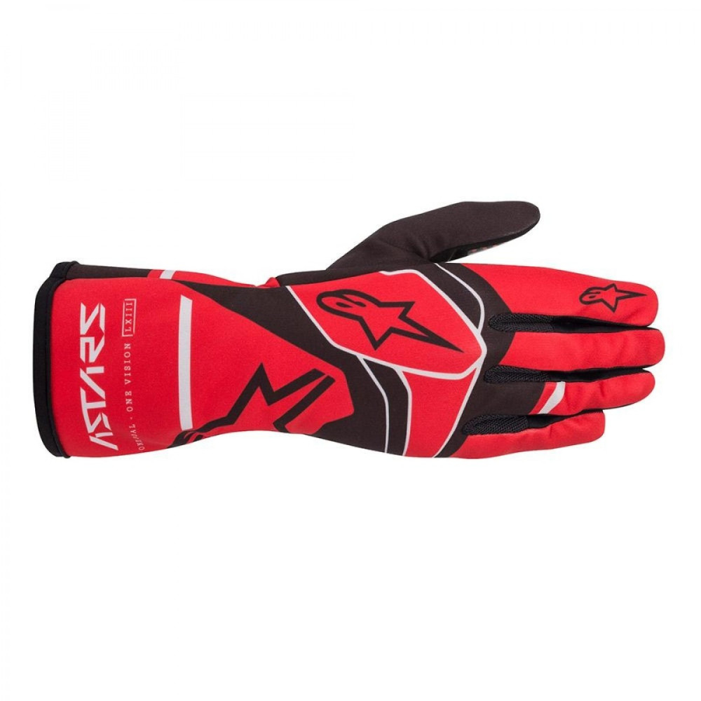 2022 TECH-1 K RACE S V2 GLOVES BLACK / WHITE L-es gyerek méret