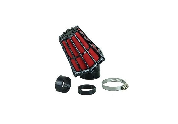Carenzi Racing EVOII sportlégszűrő (28/35mm - 45° - karbon / piros)
