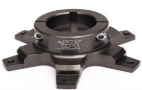 SPROCKET SUPPORT FOR Ø40MM AXLE with screws BLACK LINE