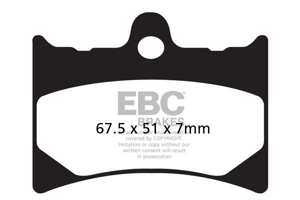 EBC Blackstuff Kevlar-Aramid fékbetét (FD118)