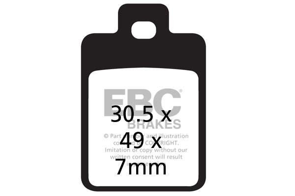 EBC Blackstuff Kevlar-Aramid fékbetét