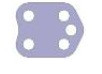 SPINDLE BLADE EXTENSION KIT (2 Pcs) for Ø25mm spindle
