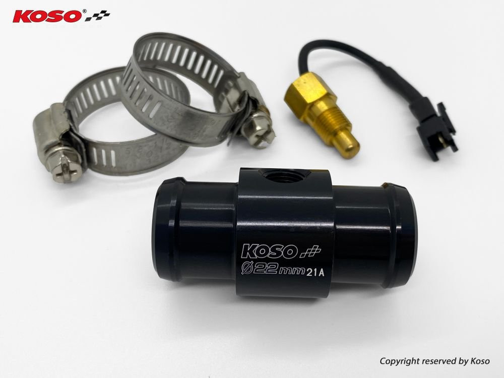Koso vízhõfokmérõ szenzor adapter (Többféle méretben!) - 22mm