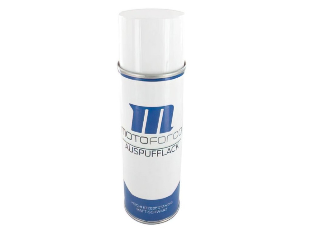 Motoforce hőálló kipufogó festék (Matt fekete - 400ml)