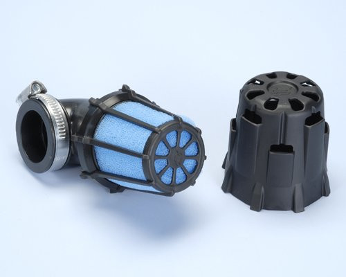 Polini Racing védőházas sportlégszűrő (Többféle kivitelben!) - 32mm / Kicsi / Döntött - 90°