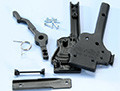 Polini l/r half case and throttle lever