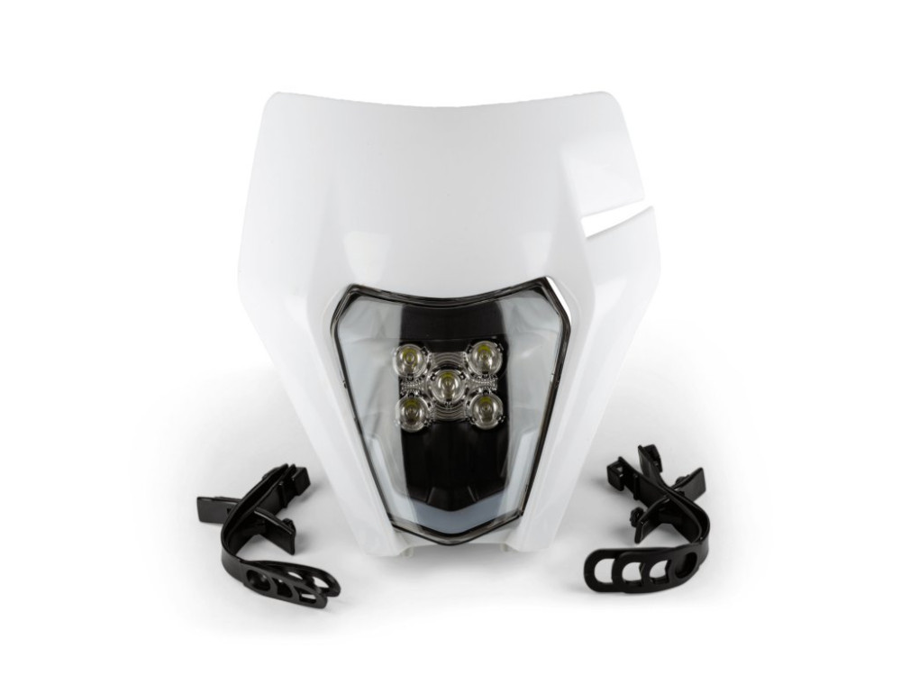 Racing Force LED Enduro fejidom (Univerzális - fehér)