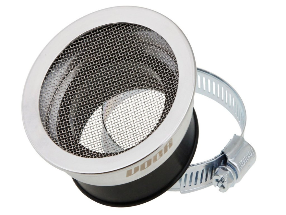 Voca Racing karburátor légszűrő tölcsér (PWK - d=48mm) (Króm)