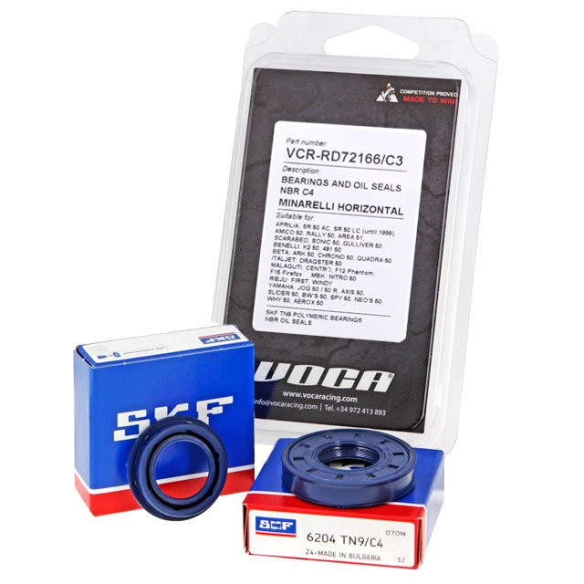 Voca Racing HQ C4 fõtengely csapágy szett (Minarelli 50 2T)