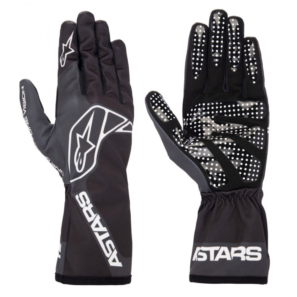 TECH-1 K RACE V2 ONE VISION GLOVES GLOVES Black/Tar Gray L-es