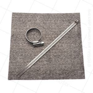 ISOLATING MAT STEEL WITH TIE WRAP