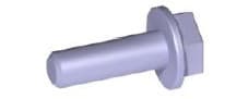 SCREW HEXAGON FLANGED HEAD M8x25MM