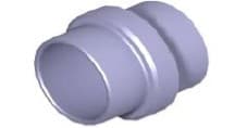 BEARINGS SPACER Ø25xH33MM FOR MAGNESIUM FRONT HUBS